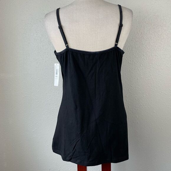 NWT PBX Basics Black Tank Top Style Camisole Size L - Picture 4 of 6